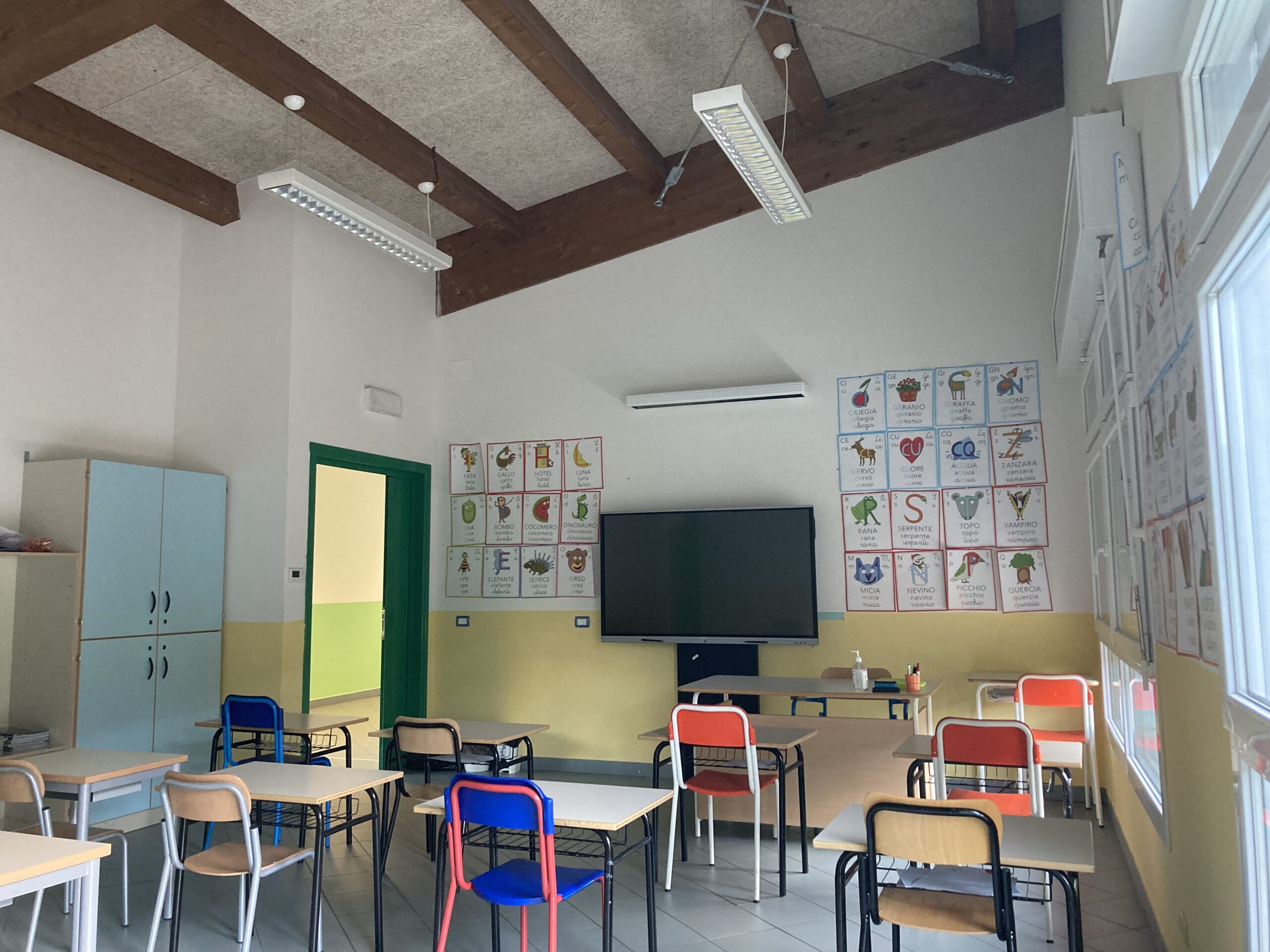 Istallazione Monitor con scarico a terra